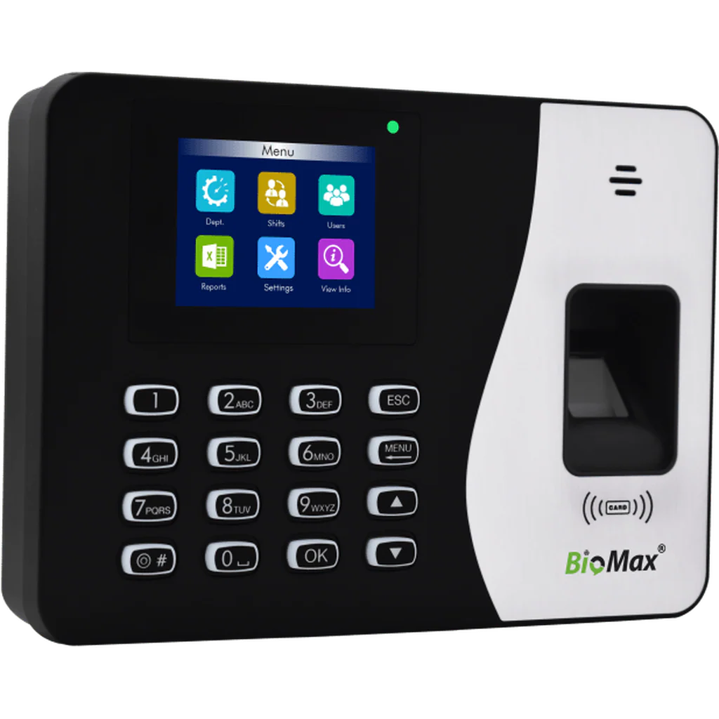 Biomax N-Bm20 + Id Pro Fingerprint Time Attendance System